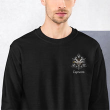 Load image into Gallery viewer, Capricorn Zodiac Embroidery Unisex Sweatshirt