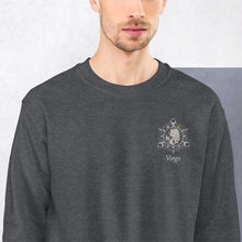 Load image into Gallery viewer, Virgo Zodiac Embroidery Unisex Sweatshirt
