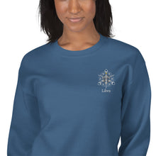 Load image into Gallery viewer, Libra Zodiac Embroidery Unisex Sweatshirt