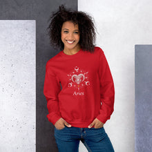 Load image into Gallery viewer, Aries Zodiac Unisex Sweatshirt