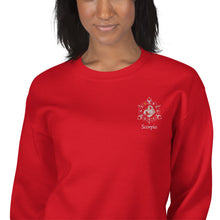 Load image into Gallery viewer, Scorpio Zodiac Embroidery Unisex Sweatshirt