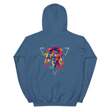 Load image into Gallery viewer, Lion head colorful Unisex Hoodie