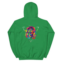 Load image into Gallery viewer, Lion head colorful Unisex Hoodie