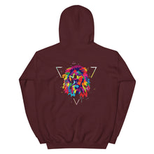 Load image into Gallery viewer, Lion head colorful Unisex Hoodie