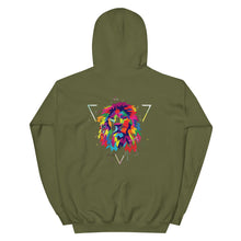 Load image into Gallery viewer, Lion head colorful Unisex Hoodie
