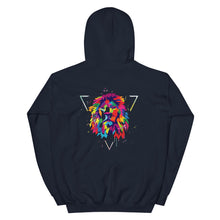 Load image into Gallery viewer, Lion head colorful Unisex Hoodie
