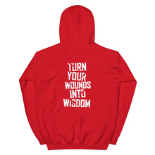 Load image into Gallery viewer, Turn your wounds into wisdom Unisex Hoodie