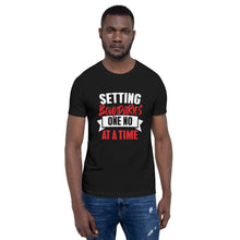 Load image into Gallery viewer, Setting boundaries one no at a time Short-Sleeve Unisex T-Shirt
