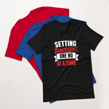 Load image into Gallery viewer, Setting boundaries one no at a time Short-Sleeve Unisex T-Shirt