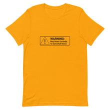 Load image into Gallery viewer, Warning! May React Excitedly To Dancehall Short-Sleeve Unisex T-Shirt