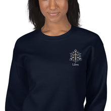 Load image into Gallery viewer, Libra Zodiac Embroidery Unisex Sweatshirt
