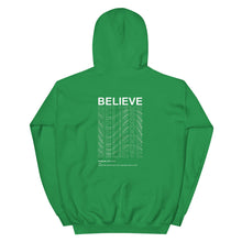 Load image into Gallery viewer, Believe Unisex Hoodie
